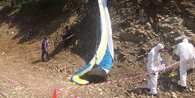 Kaybolan paraşütçünün cansız bedenine ulaşıldı