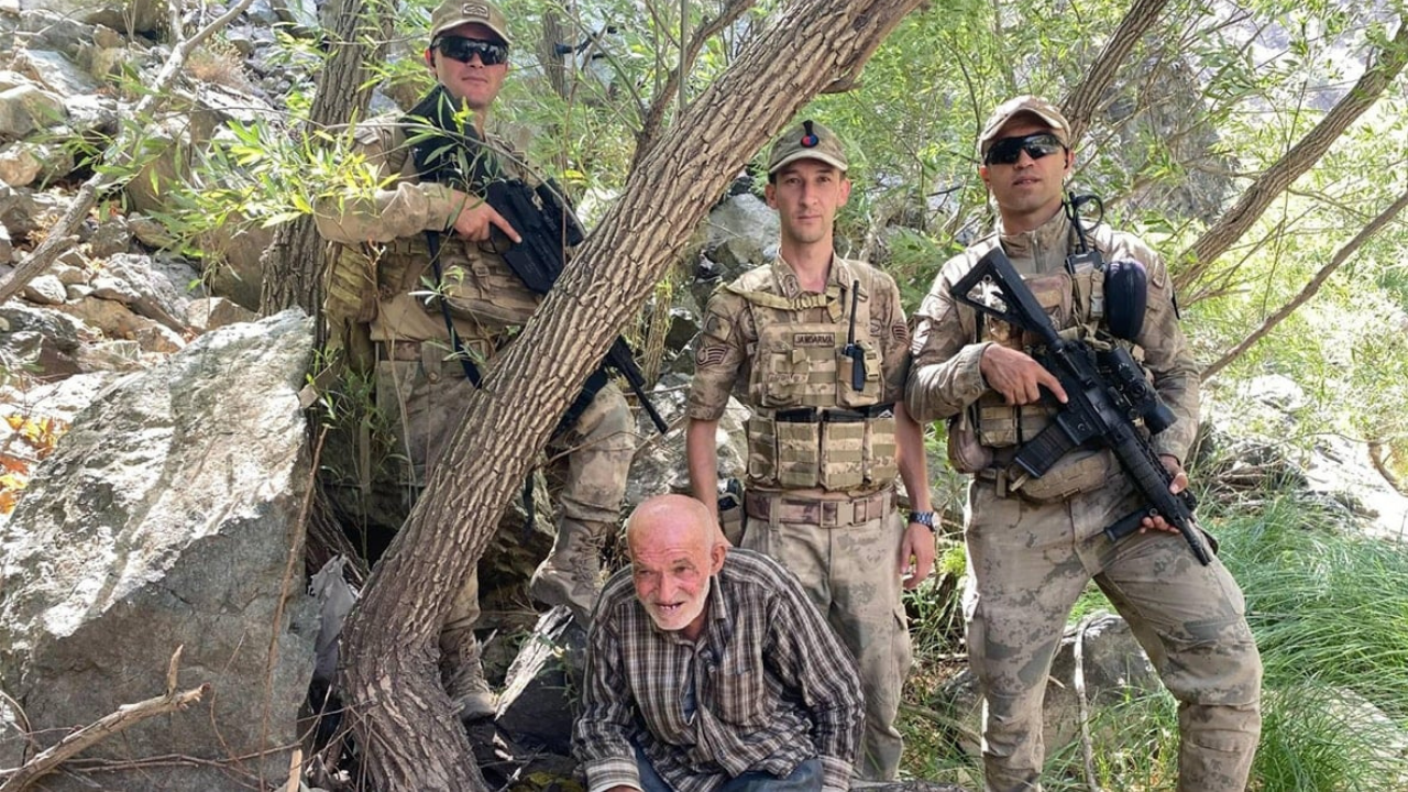 Kaybolan zihinsel engelli, İHA ile dere yatağında bulundu