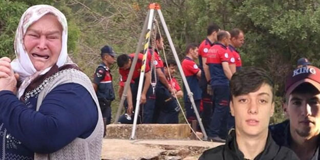 Kayıp gençler, üzeri toprak ve kaya parçalarıyla doldurulmuş! Kuyuda aranıyor
