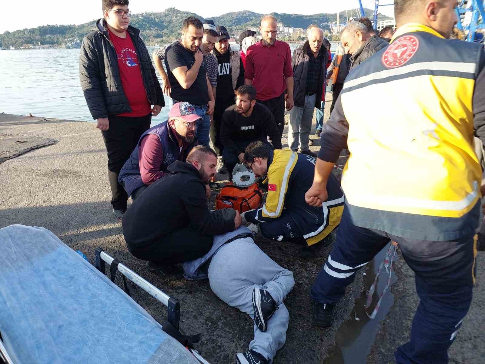 Kayıp mürettebatı arama çalışmalarını izlemek isteyen vatandaş yaralandı!