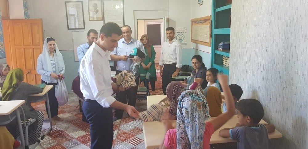 Kaymakam Aydın’dan öğrencilere ziyaret 