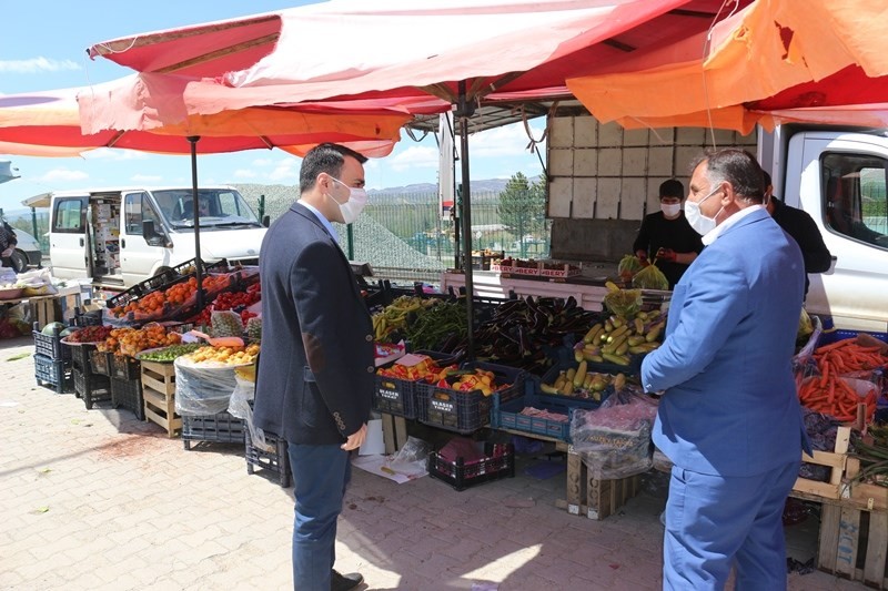 Kaymakam Baytok’dan korona virüs denetimi 