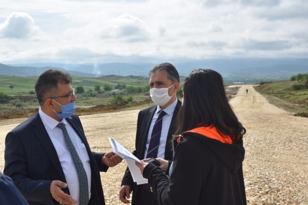 Kaymakam Çenet ve Başkan Çatal, OSB’de incelemelerde bulundu 