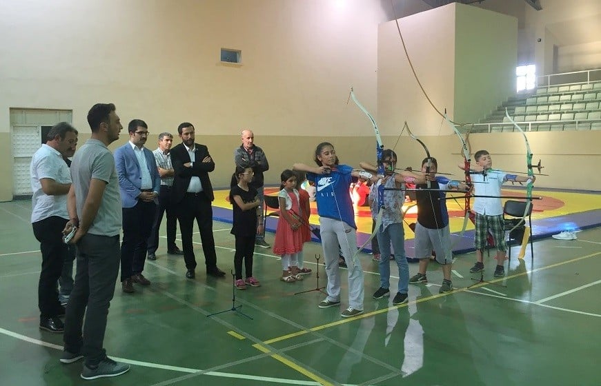 Kaymakam Coşkun genç sporcularla bir araya geldi 