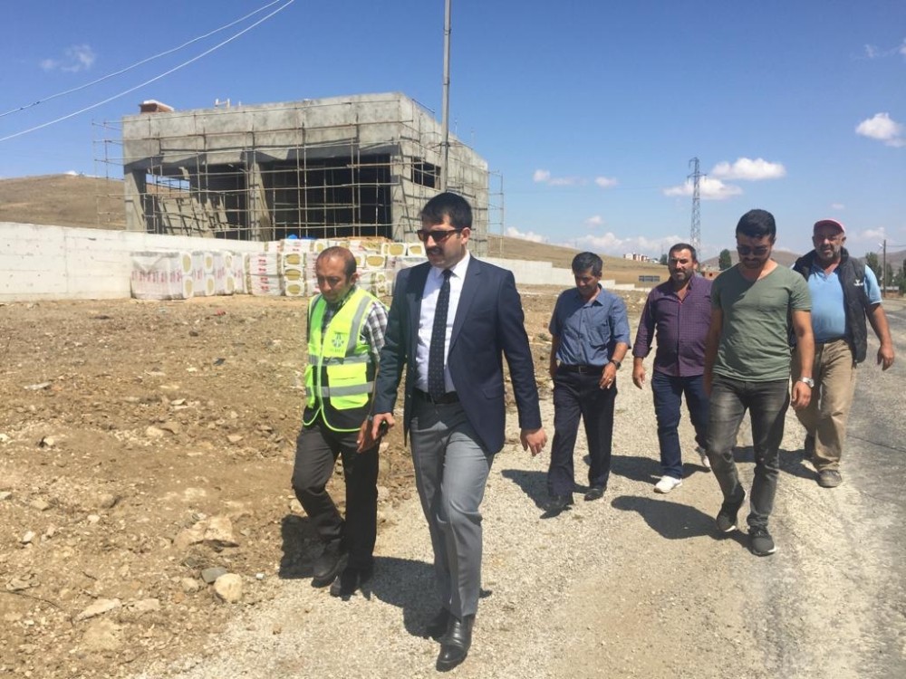 Kaymakam Coşkun, Yazıbaşı Köyünde incelemelerde bulundu 