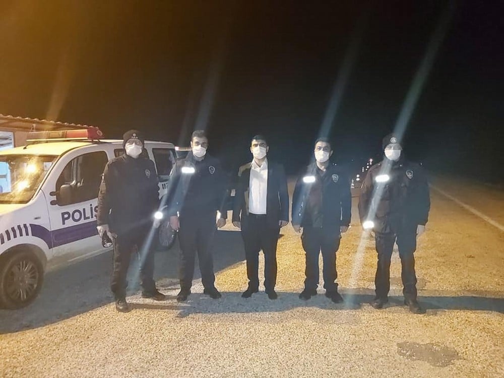 Kaymakam Doğan, yol uygulamalarını denetledi 
