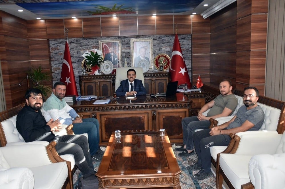 Kaymakam Doğramacı gazetecilerle bir araya geldi 