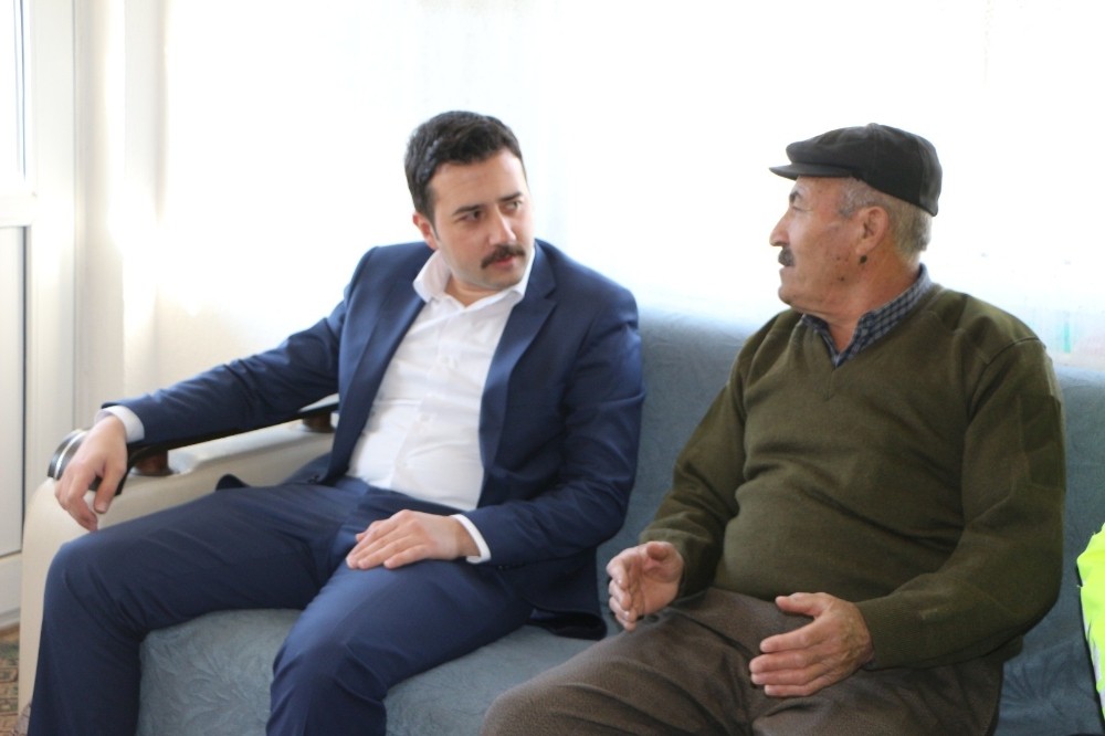 Kaymakam Fırat, Kıbrıs Gazisi’ni ziyaret etti 