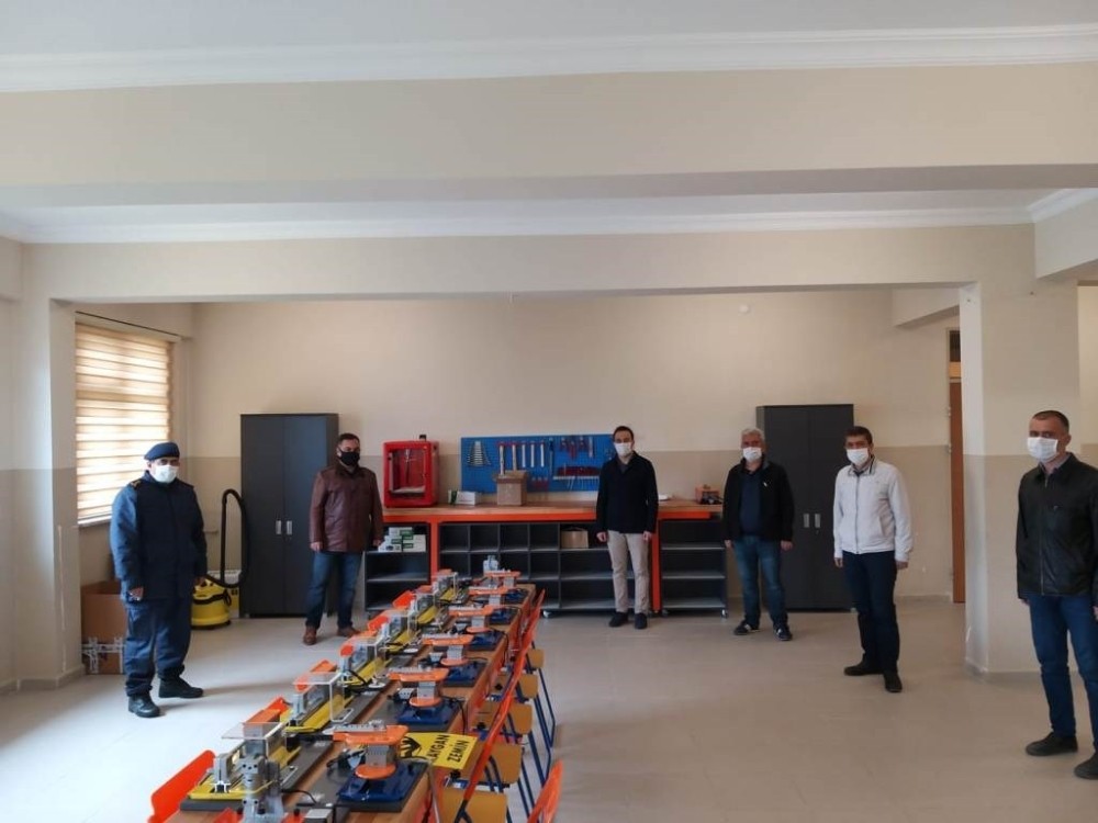 Kaymakam Halim yatırımları yerinde inceledi 