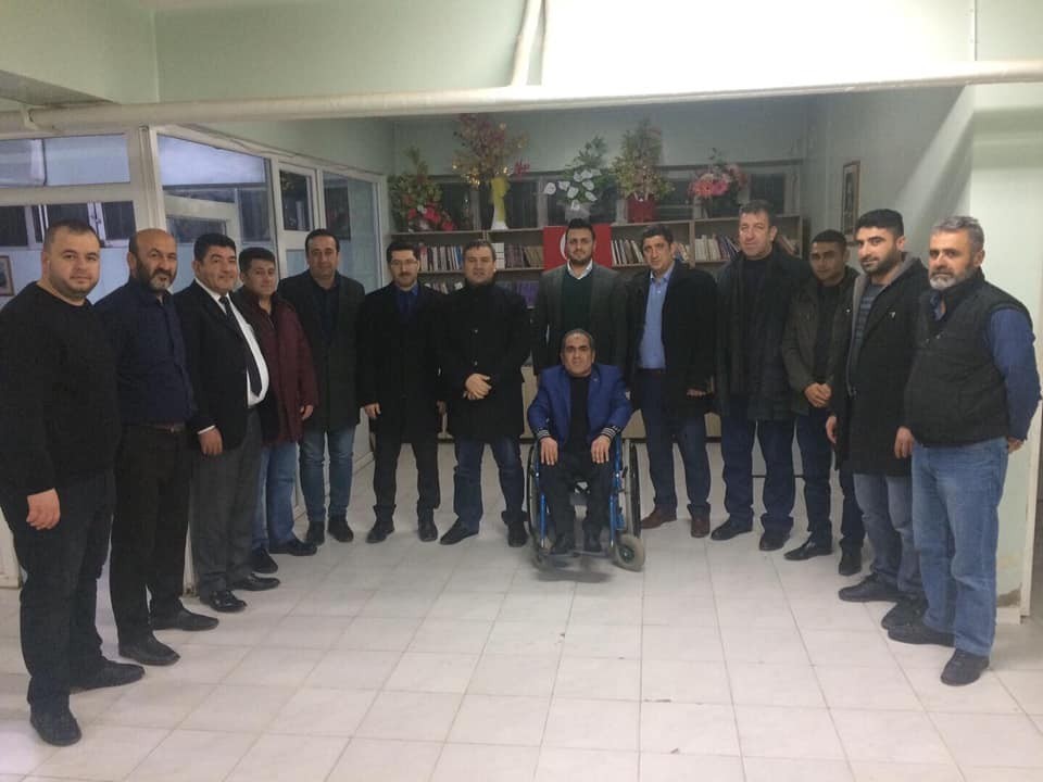 Kaymakam İmamoğlu, Başkan Arslan ile bir araya geldi 