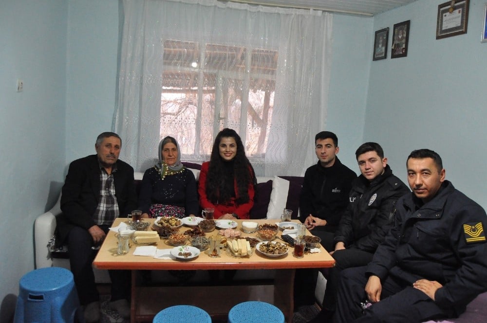 Kaymakam Karataş’tan gazilere ziyaret 