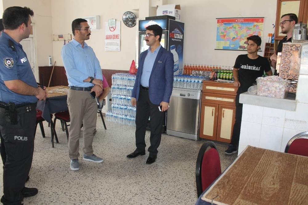 Kaymakam Kaya sigara ve gıda denetimi yaptı 