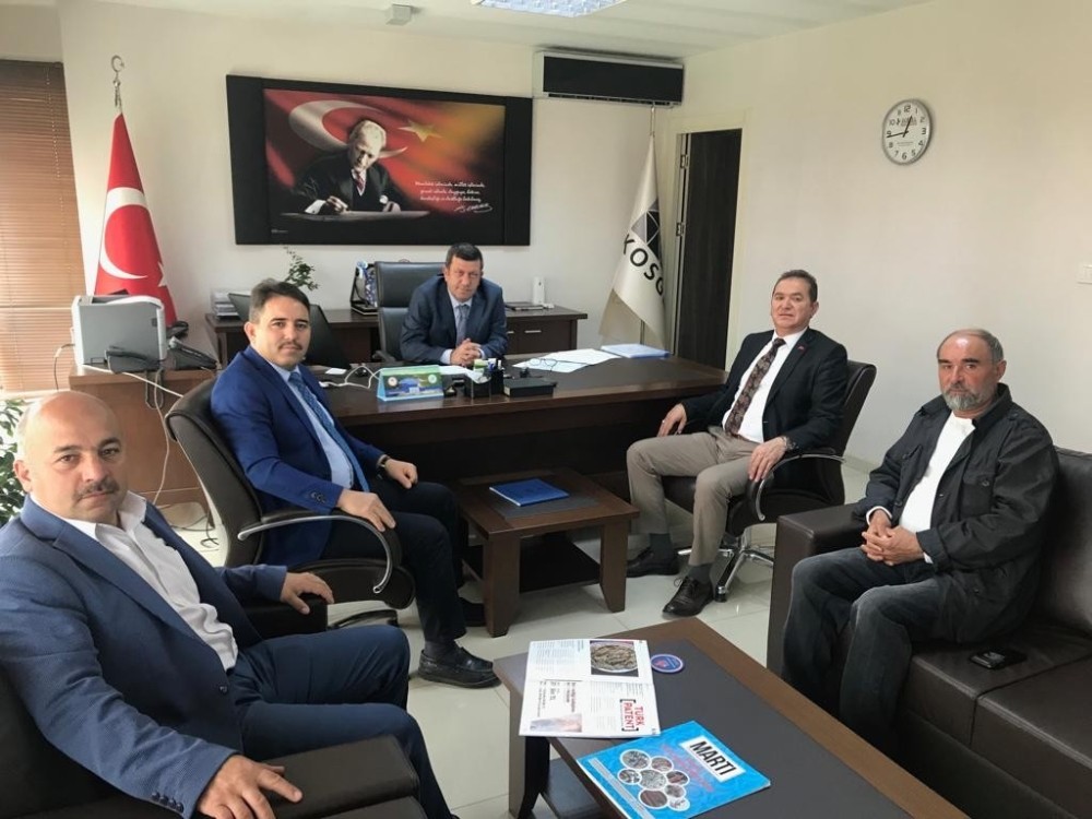 Kaymakam Kaya’dan KOSGEB Müdürü Özen’e ziyaret 