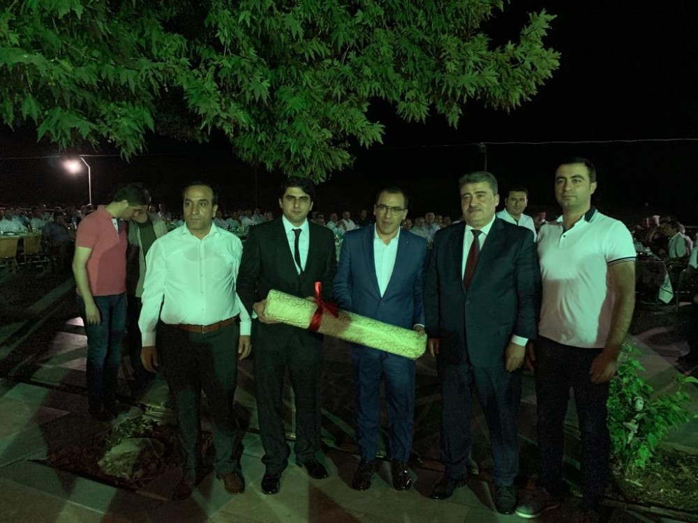 Kaymakam Kaya’ya veda yemeği 