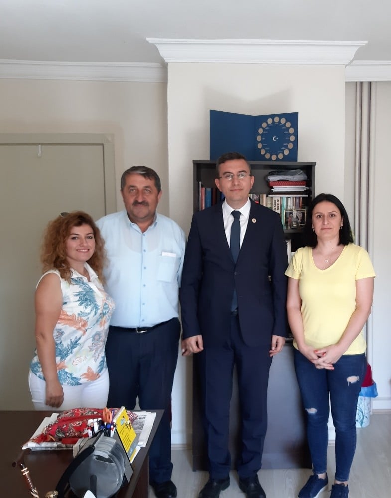 Kaymakam Keçeli basın ile vedalaştı 