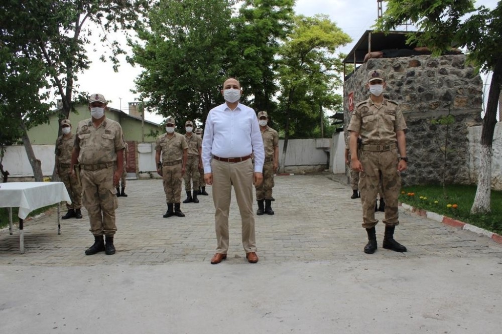 Kaymakam Lütfullah Göktaş, bayramlaşma ziyaretlerinde bulundu 