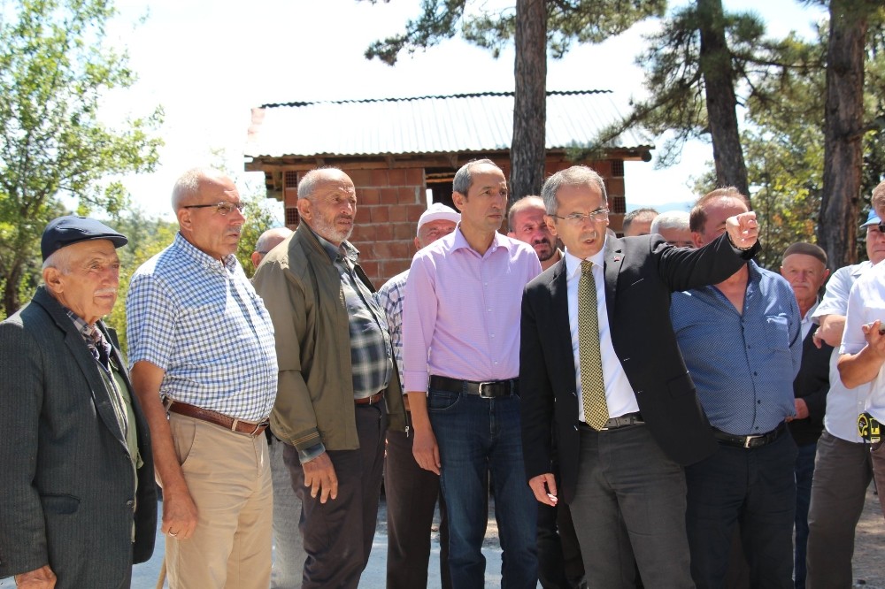 Kaymakam Pişkin, KÖYDES çalışmalarını inceledi 