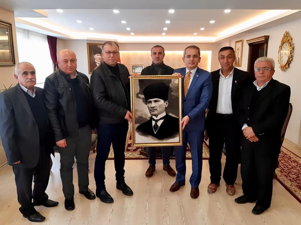 Kaymakam Pişkin’e teşekkür ziyareti 