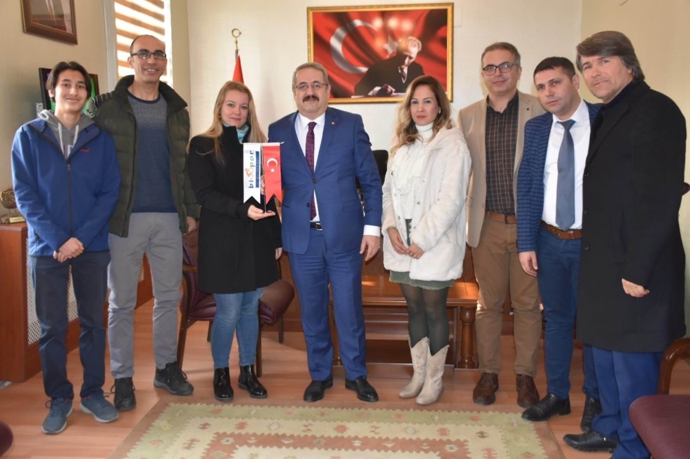 Kaymakam Sağlam, bisiklet tutkunlarını ağırladı 
