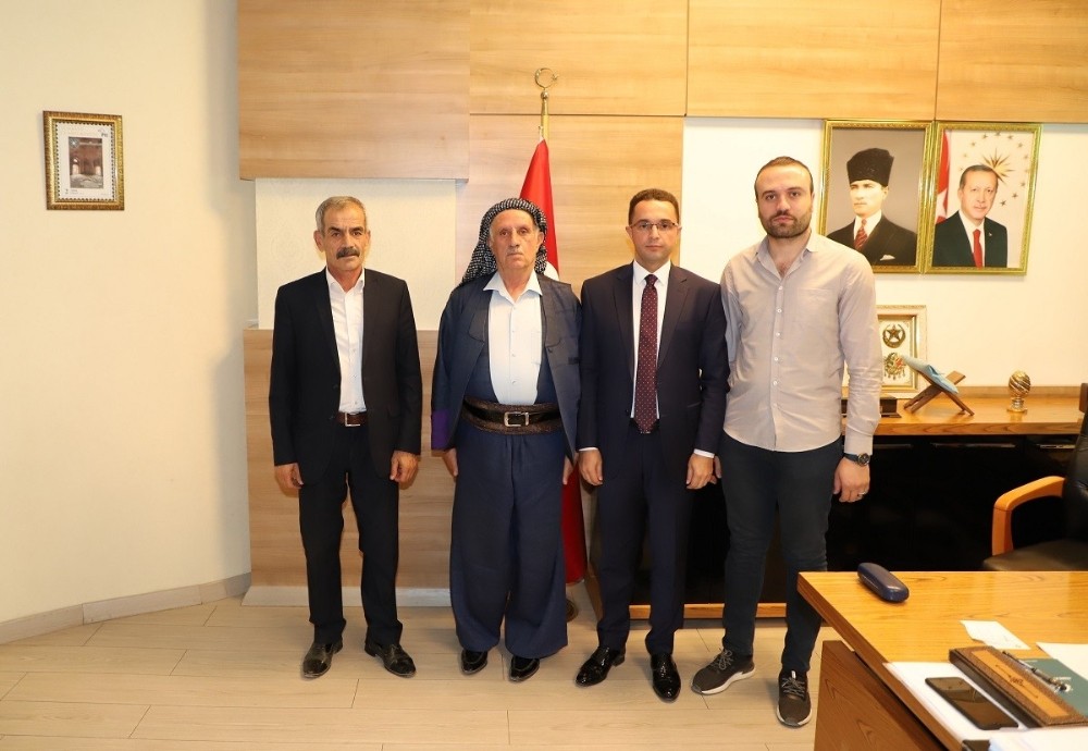 Kaymakam Sinanoğlu’na hayırlı olsun ziyaretleri sürüyor 