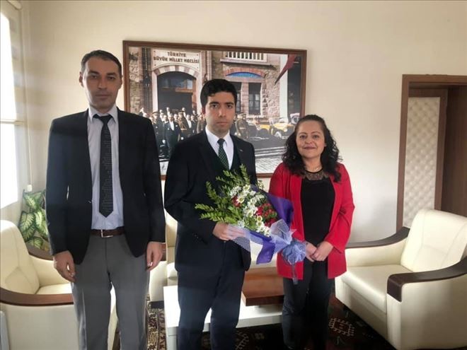 Kaymakam Taş’a vergi haftası ziyareti 