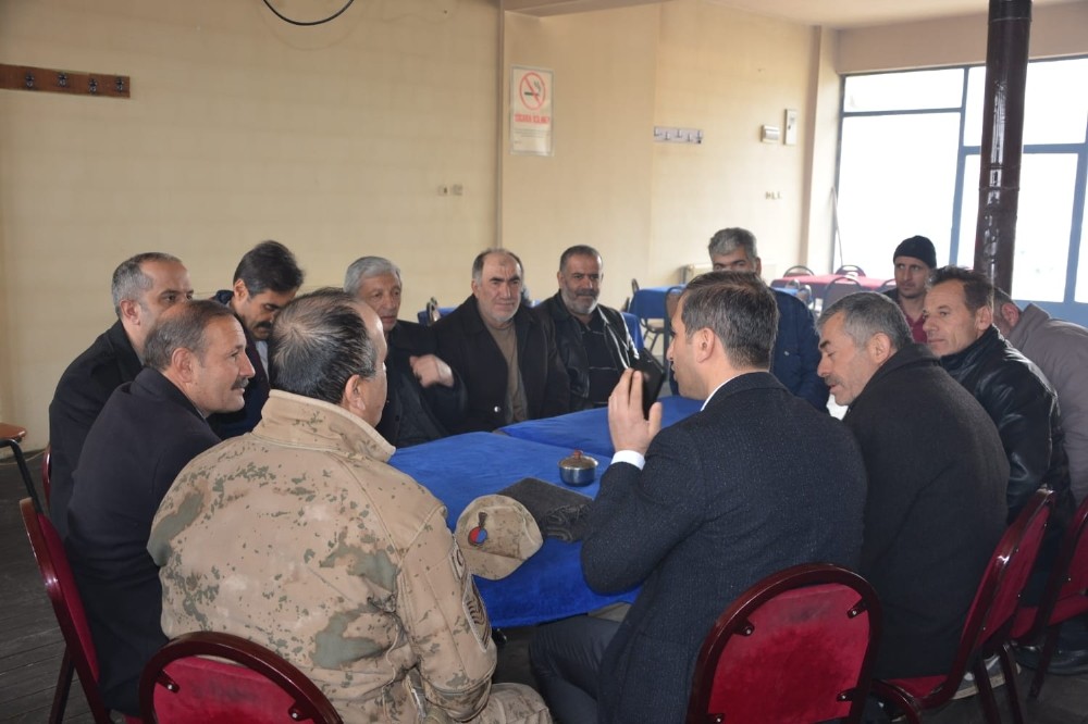 Kaymakam ve Başkan’dan mahalle ziyaretleri 