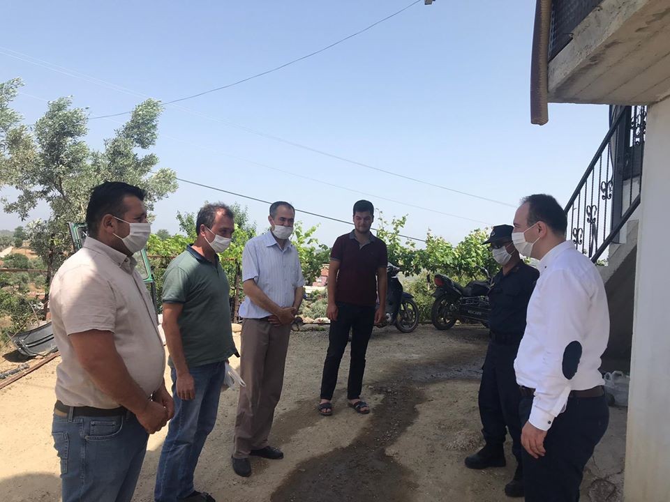 Kaymakam Yalçın, şehit ve gazi ailelerini unutmadı 