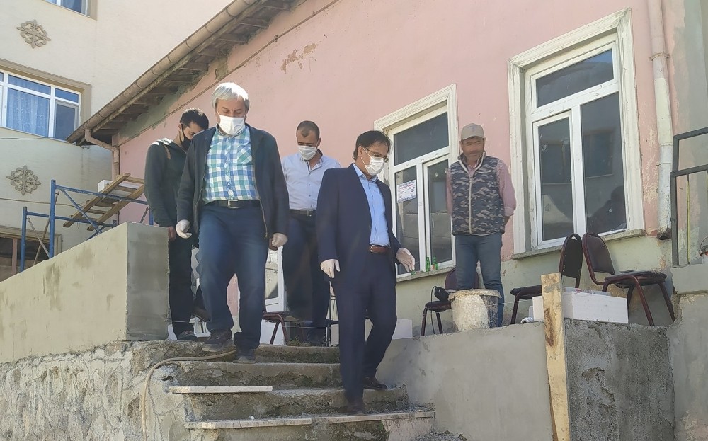 Kaymakam Yavuz ve Başkan Şahin’den Medetli köyüne ziyaret 