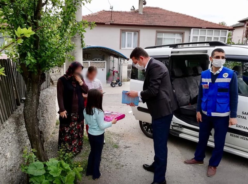 Kaymakamdan ev ziyaretleri 