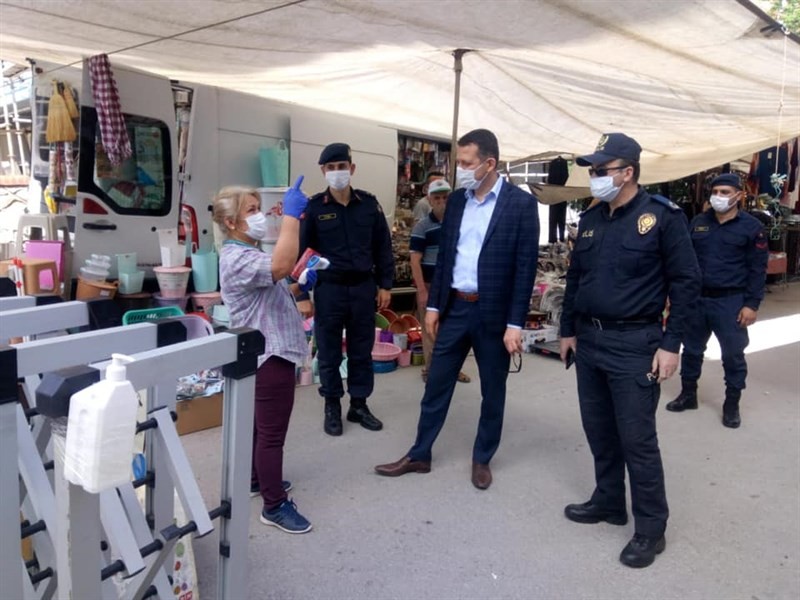 Kaymakamdan halk pazarı denetimi 