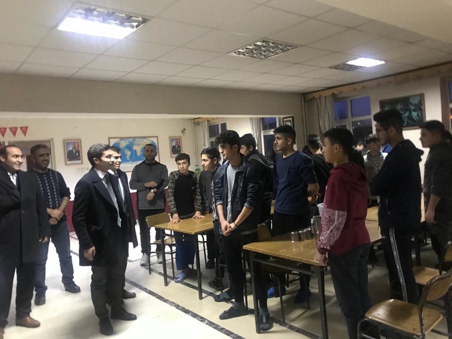 Kaymakamdan pansiyon denetimi 
