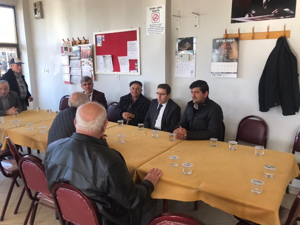 Kaymakamdan şehidin dedesine başsağlığı ziyareti 
