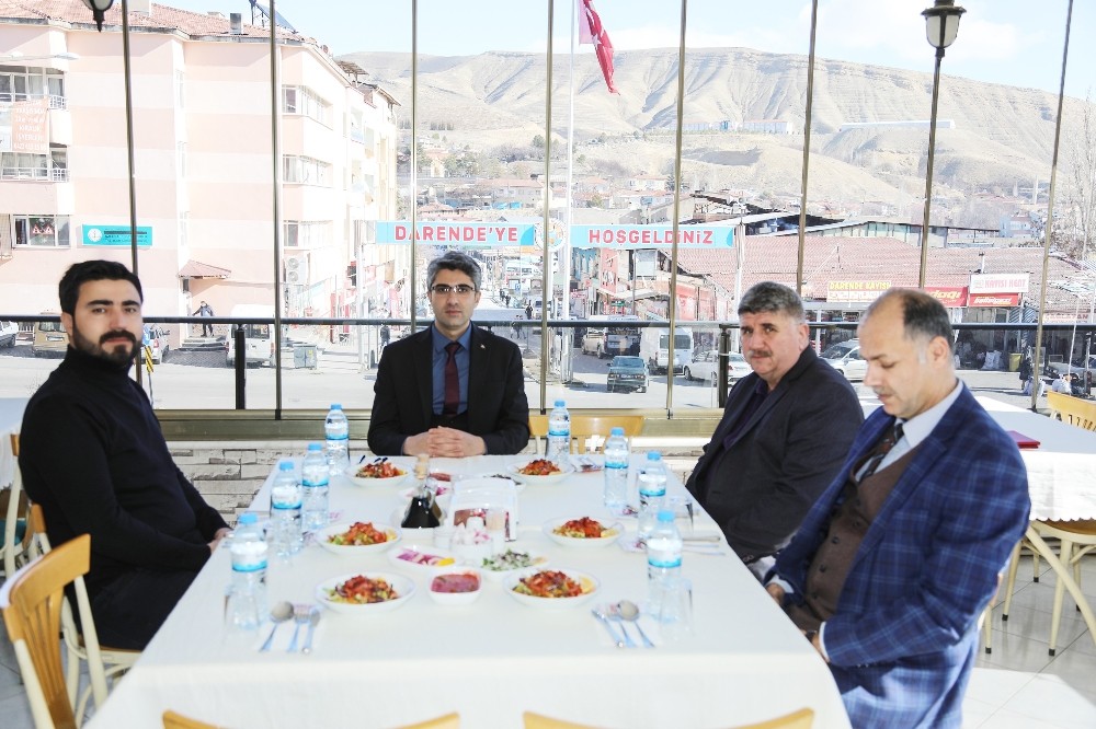 Kaymakamı Çalışır, basın ile bir araya geldi 