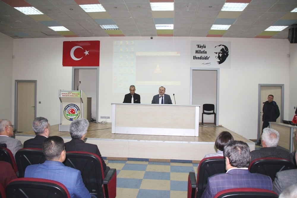 Kaymakamı Köken, muhtarlarla bir araya geldi 