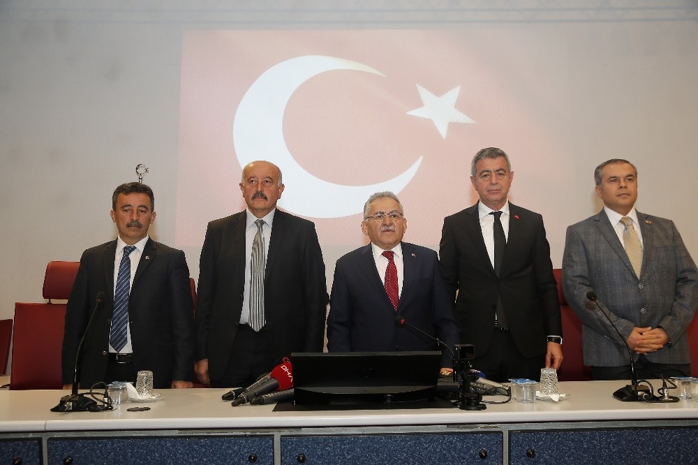 Kayseri Büyükşehir Belediyesi’nden ortak İdlib bildirisi 
