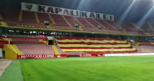 Kayseri Kadir Has Stadyumunda İstiklal Marşı coşkusu 