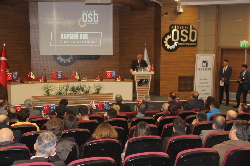 Kayseri OSB Başkanı Tahir Nursaçan: 