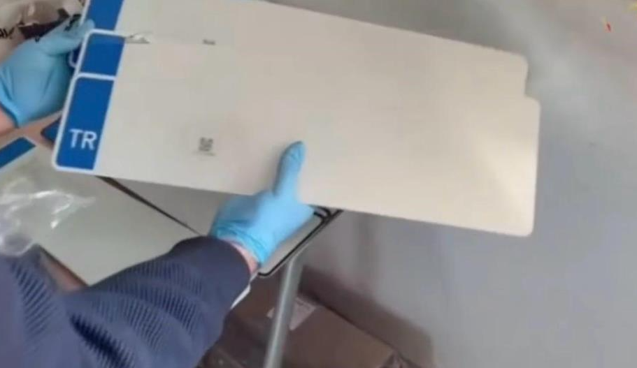 Kayseri polisinden 'sahte plaka' operasyonu