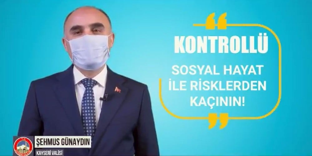 Kayseri protokolünden ‘Korona virüse’ karşı bilgilendirici video 