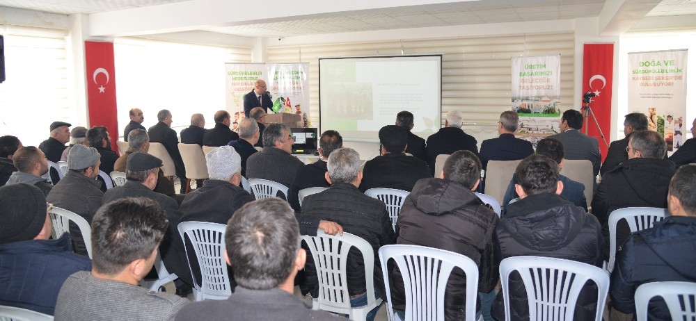 Kayseri Şeker’den Turhal ve bölgelerinde çiftçi eğitim semineri 