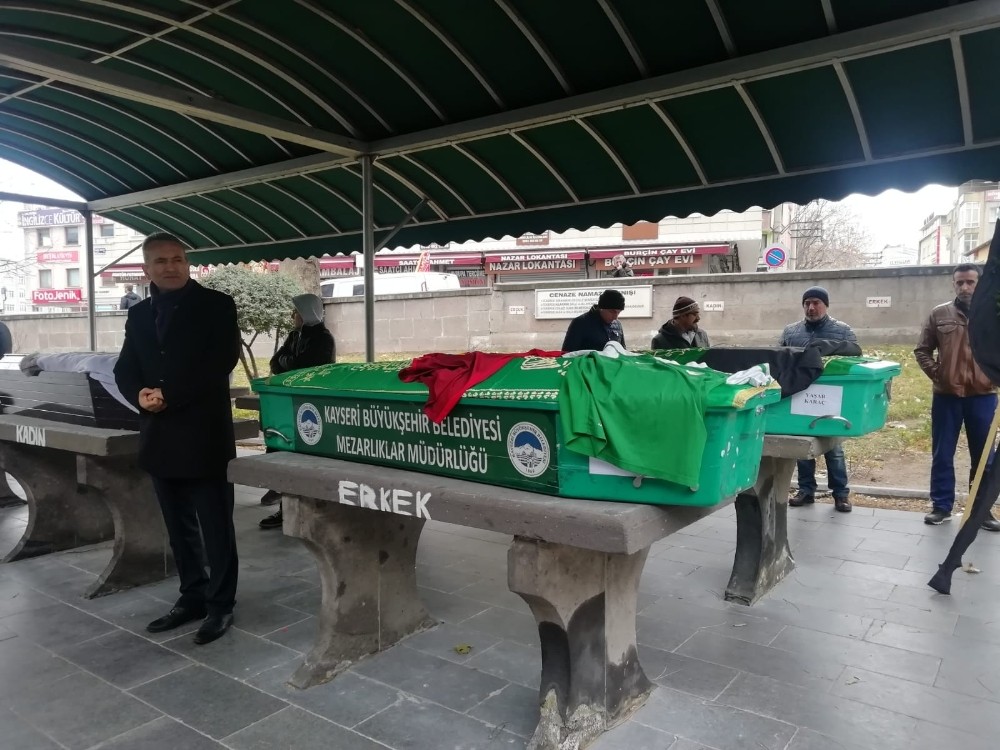 Kayseri Şekerspor’un genç oyuncusu, son yolculuğuna uğurlandı 