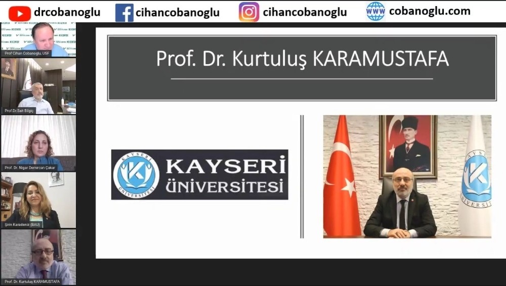 Kayseri Üniversitesi Rektörü, Online Düzenlenen “Rektörler Paneline” Katıldı 