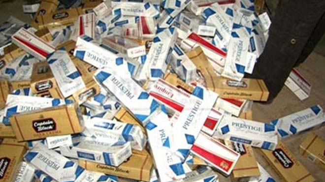 Kayseri'de 196 bin kaçak sigara ele geçirildi