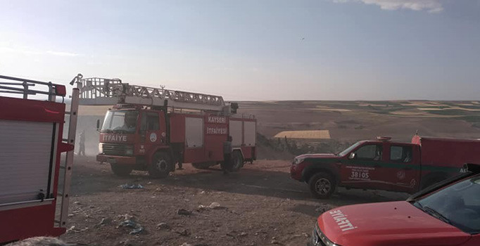 Kayseri'de 500 hektar kül oldu