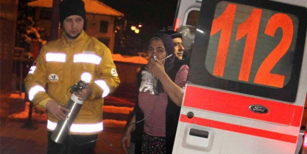 Kayseri'de 8 kişi sobadan zehirlendi