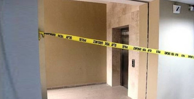 Kayseri'de asansör 12. kattan aşağıya düştü