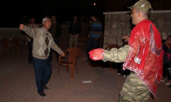 Kayseri'de engelli gence temsili asker gecesi düzenlendi