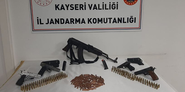 Evin bahçesinden cephane çıktı!