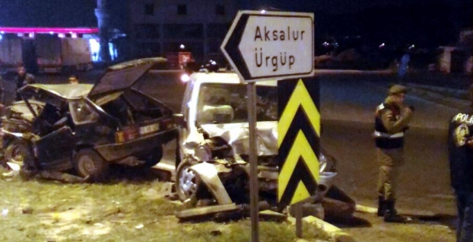 Kayseri'de feci kaza: 1 ölü, 3 yaralı