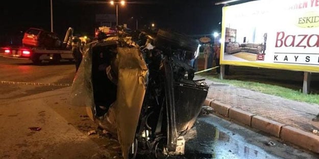 Kayseri'de feci kaza 14 yaşındaki çocuk öldü